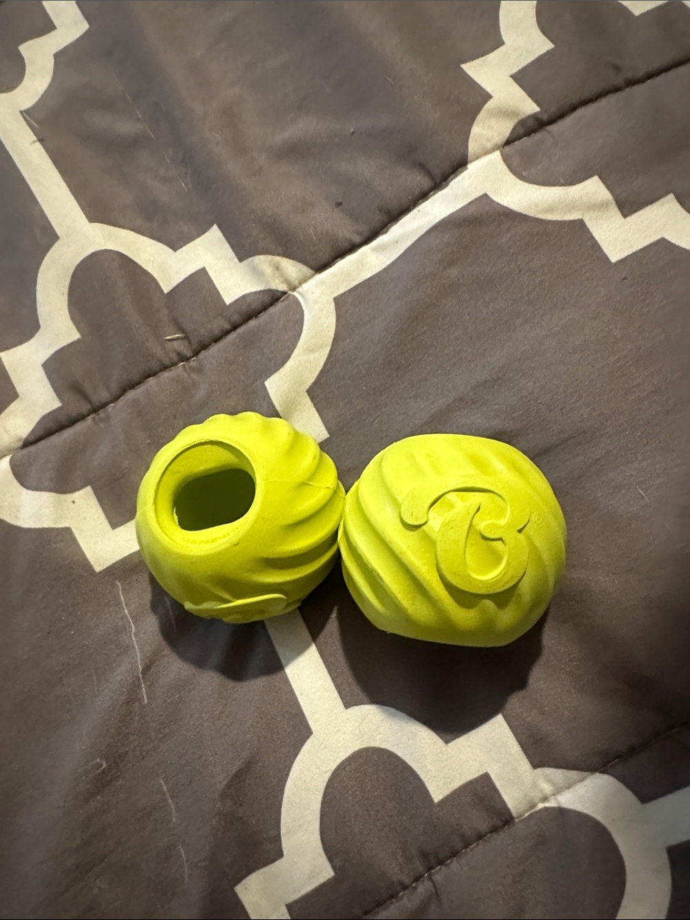 Durable Lime Green Dog Chew & Treat Puzzle Toy